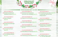 Hallmark Christmas Movies 2019 Checklist Full List And