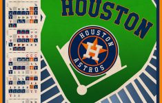 Houston Astros 2021 Schedule Print Etsy