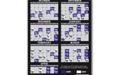 Los Angeles Kings Pro Hockey Schedule Magnets 4 X 7