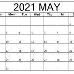 May 2021 Calendar Printable For Office And Home Schedule