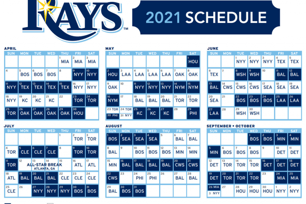 New York Yankees Schedule 2021 Printable