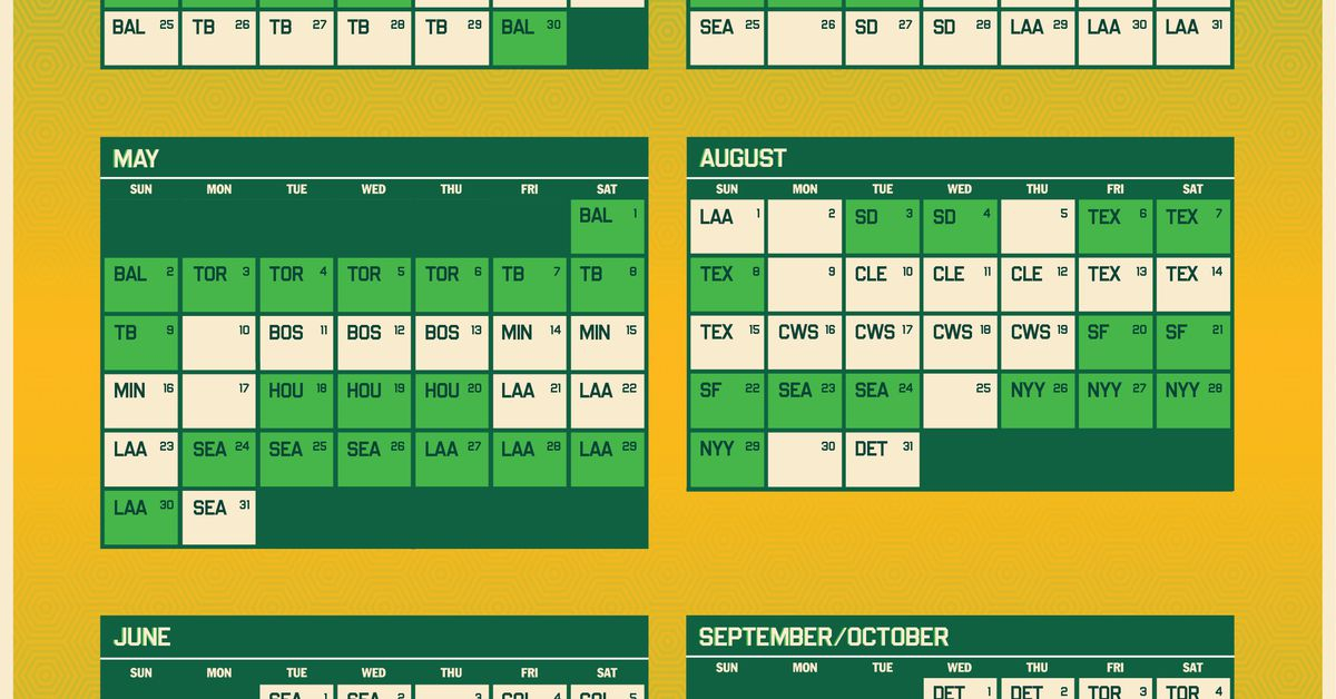 Oakland A s Release 2021 Schedule Athletics Nation