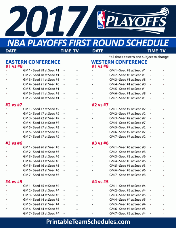 Pin By Gia Shaw On Uriah Nba Playoff Schedule