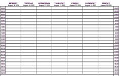 Printable Appointment Schedule Think Moldova