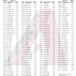 Printable Arizona Diamondbacks Baseball Schedule 2016