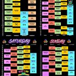 Printable Bonnaroo Schedules For 2019 Ken Booth