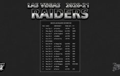Printable Oakland Raiders Schedule 2021