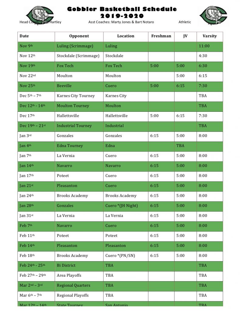 Printable Schedule 2019 2020 Lady Vols Basketball All