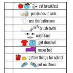 Printable Visual Schedule For Smoother Mornings Mary