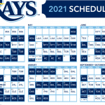 Rays Release 2021 Regular Season Schedule DRaysBay