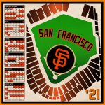 San Francisco Giants 2021 Schedule Print Etsy