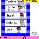 The Benefits Of A Visual Schedule Preschool Schedule