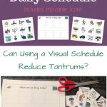 Toddler Visual Schedule With Movable Icons Free Printable