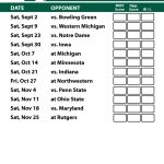 University Of Michigan Football Schedule 2015 Printable