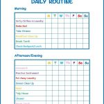 Use This Free Kids Daily Routine Printable To Develop Good