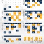 Utah Jazz ROOT SPORTS Printable Schedule