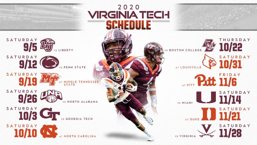 Virginia Tech Academic Calendar 2020 2021 Printable