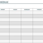 Weekly Schedule Template Pdf Shatterlion info