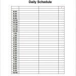 10 Daily Schedule Templates Docs PDF Free Premium
