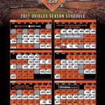2017 Schedule Orioles Baltimore Orioles Baseball