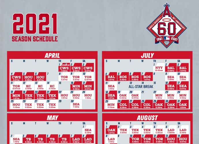 2021 Los Angeles Angels Team Schedule Tickets Available 