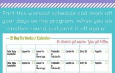 21 Day Fix Workout Schedule My Crazy Good Life