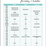 A Toddler And Newborn Schedule For Stay At Home Moms With