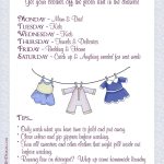 Create A Laundry Schedule To Get Your Laundry Off The