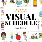 Daily Visual Schedule For Kids Free Printable In 2020