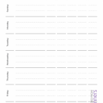 Download Printable Weekly Workout Template Pdf With Blank
