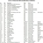 Gargantuan Su Basketball Schedule Printable Joann Website