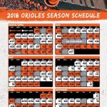 Heres The Official 2018 Orioles Schedule Opening Day Is