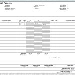 Panel Schedule Template Excel Printable Schedule Template