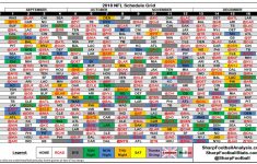 Printable 2021 Sec Football Helmet Schedule Calendar