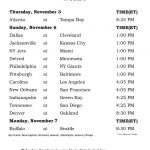 Printable Week 9 NFL Schedule Pick Em Sheets Mission