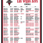 Printable2018 Las Vegas Aces Basketball Schedule