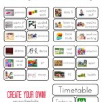 Printables Classroom Schedule Visual Timetable