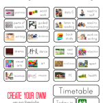 Printables Visual Timetable Classroom Schedule Visual