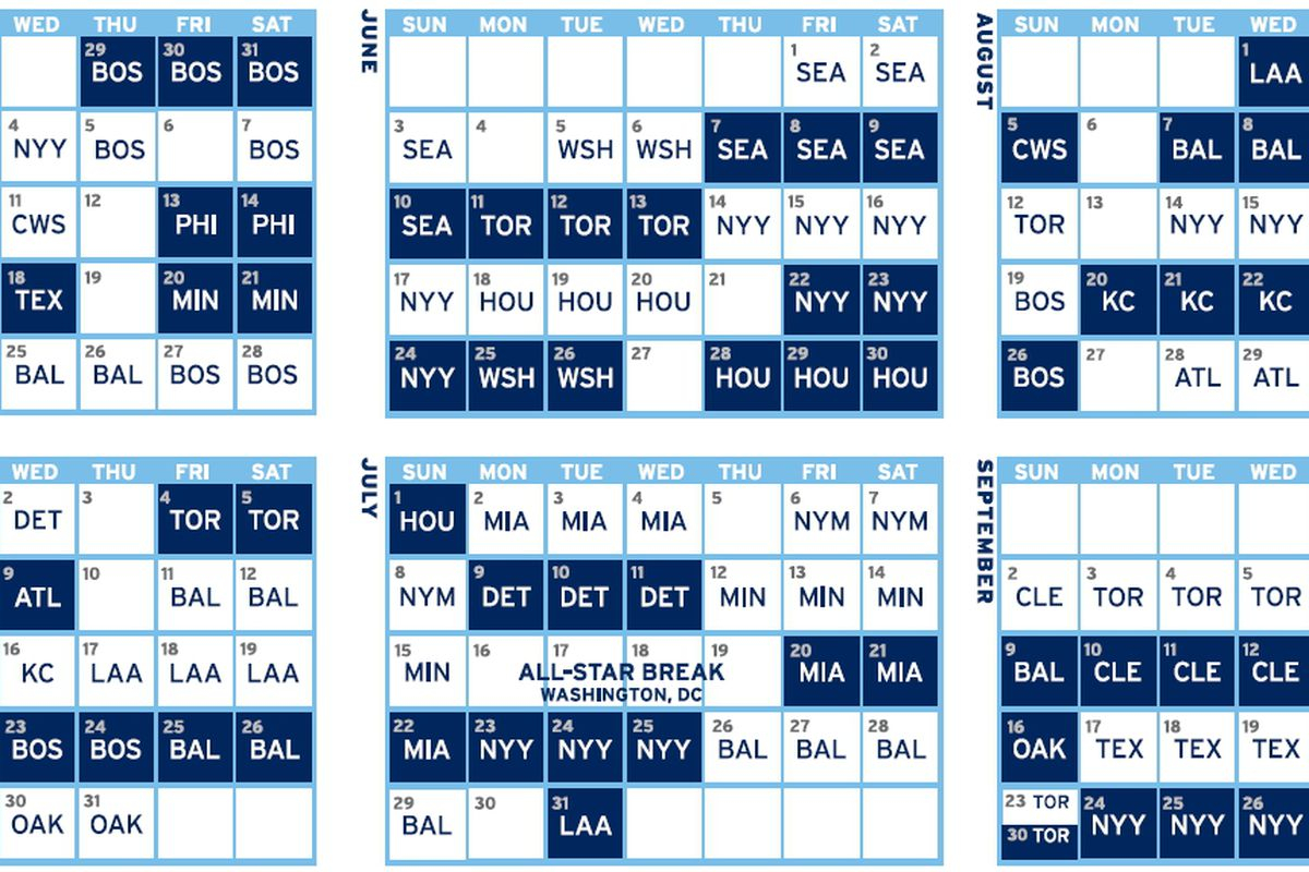 Rays Printable Schedule That Are Handy Alma Website