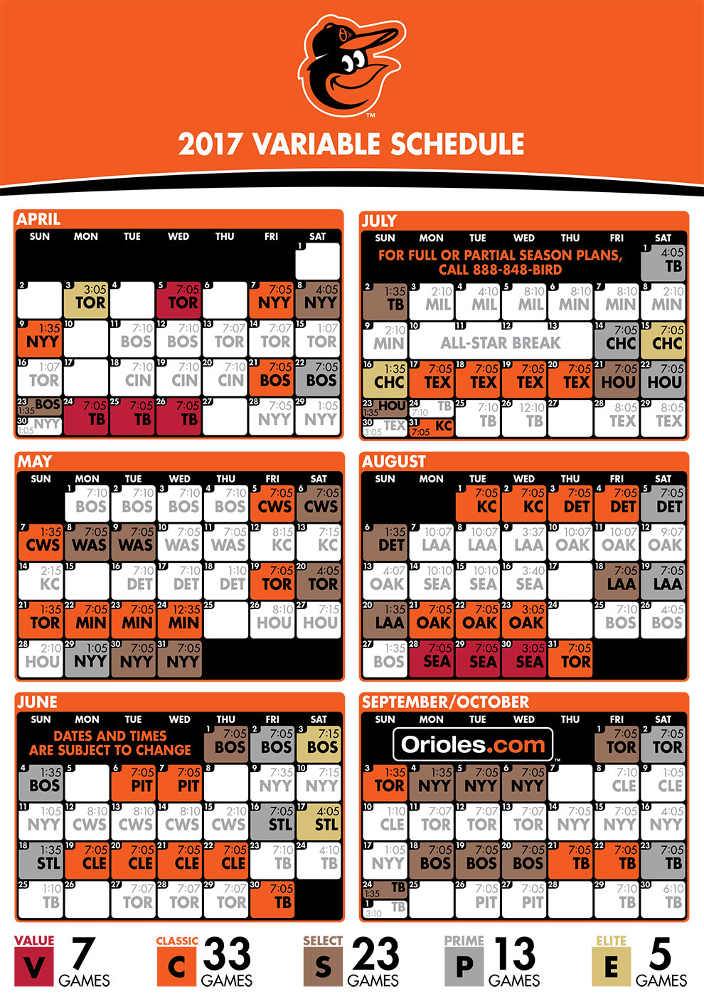 Ridiculous Orioles Printable Schedule Mason Website