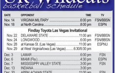 The Press Online Printable UK Basketball Schedule