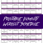 10 Best Printable Insanity Workout Schedule Printablee