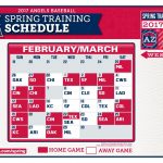 2017 Angels Spring Training Schedule LA Angels MLB