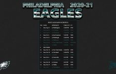 2020 2021 Philadelphia Eagles Wallpaper Schedule