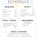 5 Realistic Tips On Creating A Cleaning Schedule For The