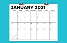 8 5 X 11 Inch Bold 2021 Calendar 438443 Flyers