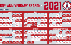 Angels Baseball Schedule 2021 Printable
