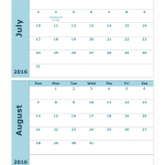 August Keeping Life Sane Printable Schedule Calendar