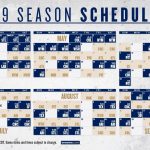 Brewers Announce 2019 Season Schedule