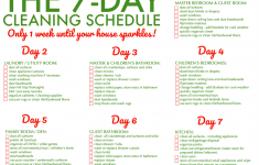 FREE Printable Weekly House Cleaning Schedule Weekly